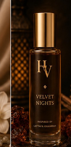 Velvet Nights perfume oil bottle